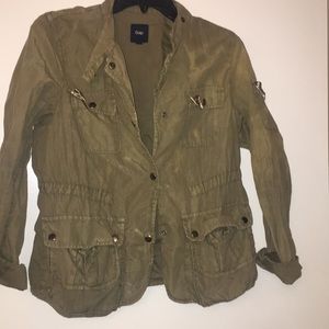 Gap utility snap closure jacket!